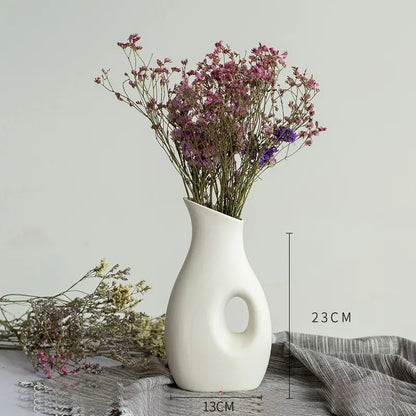 Custom Modern Home Decorations Nordic Vase Decor Ceramic Flower Vases