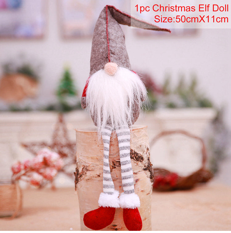 Nanhu Gnome Christmas Faceless Doll Merry Christmas Decorations for Home