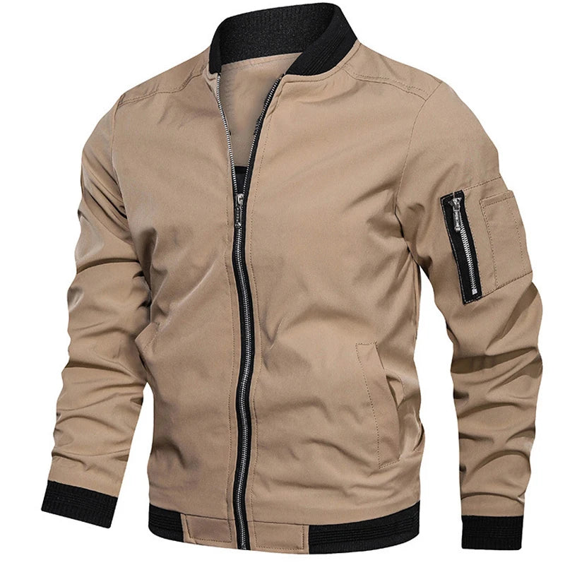 Mens Jackets Coats Men's Bomber Jacket Spring Autumn Jacket