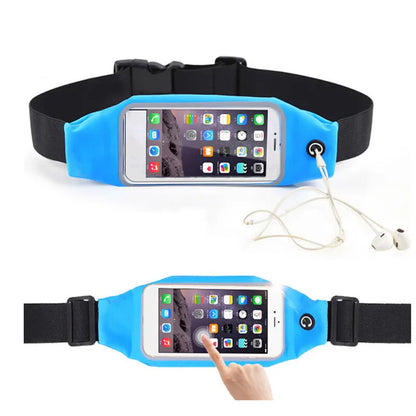 Men Women Running Phone Bags Waterproof Touch Screen Armbands Sports