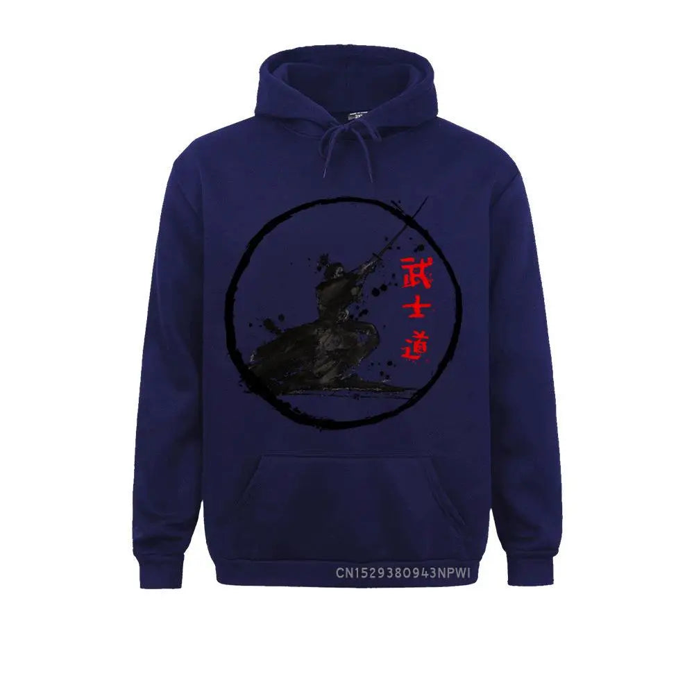 Samurai Fighting Sekiro Shadows Die Twice Sweatshirt Men Hoodie Round Collar