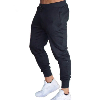 Custom Logo Workout Gym Wear Jogger Pants for Men Drawstring Sweatpants Slim