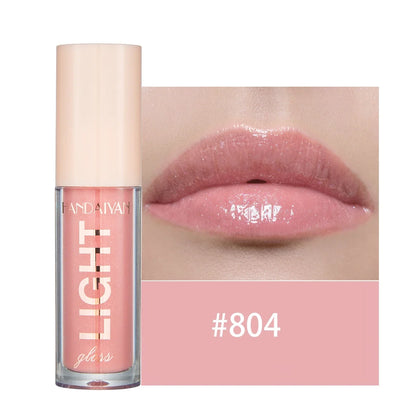 12 Colors Mirror Pearl Lip Gloss Waterproof Long Lasting Moisturizing Lipstick