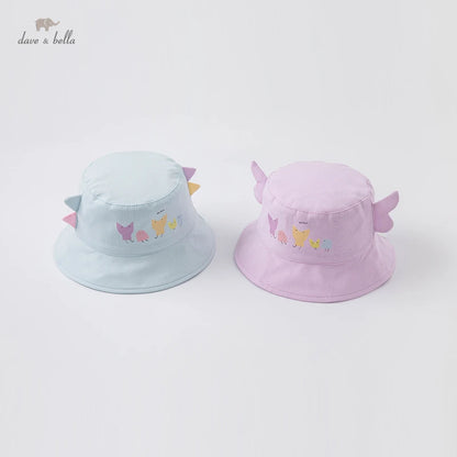 DB1221115 Dave Bella Spring New Born Baby Girls Fashion Cartoon Girl Hat