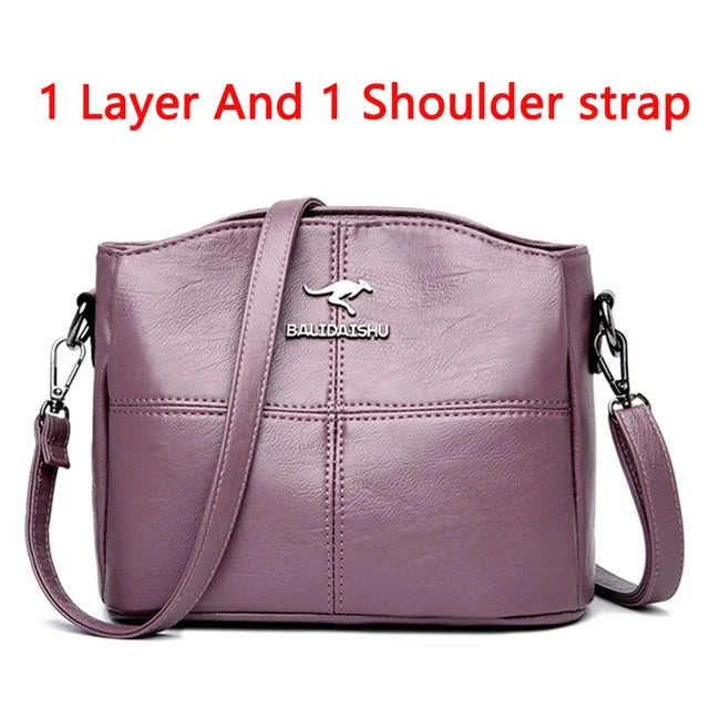 Women Embroidery Tote Bag High Quality Leather Ladies Handbags