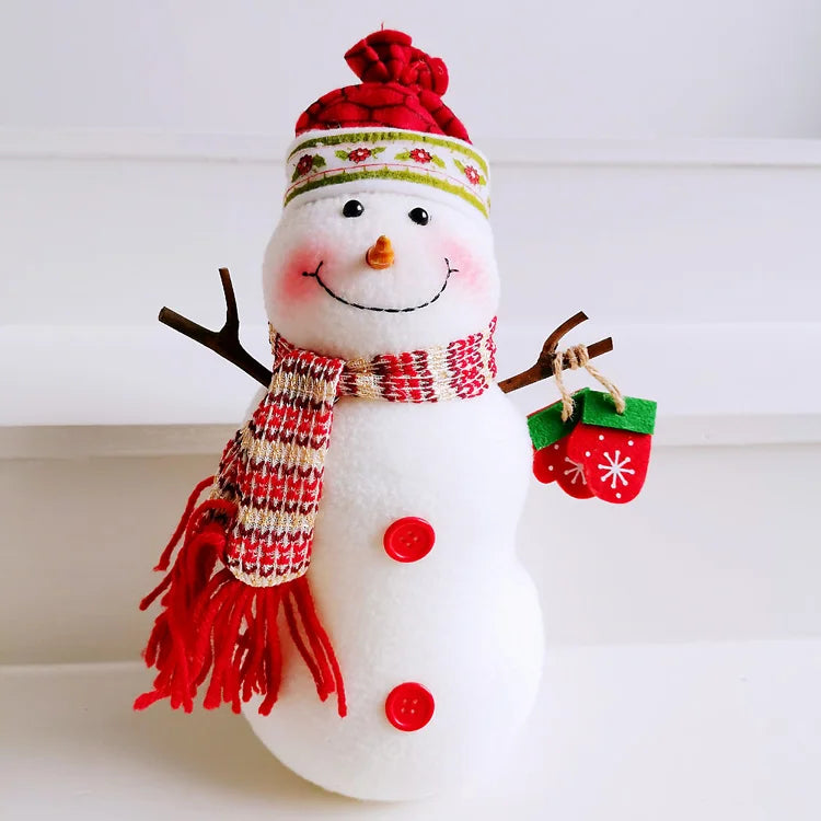 Hot Christmas Decoration Kids Toys Elk Snowman Doll