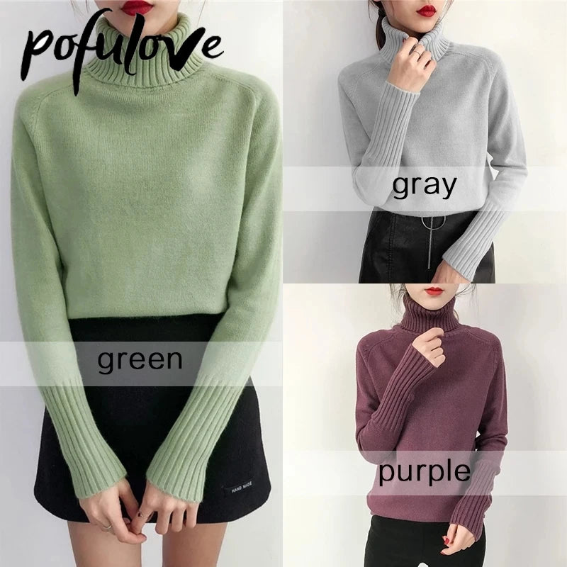 Women's Sweater Turtleneck Trending Sweater 2023 New Fashion