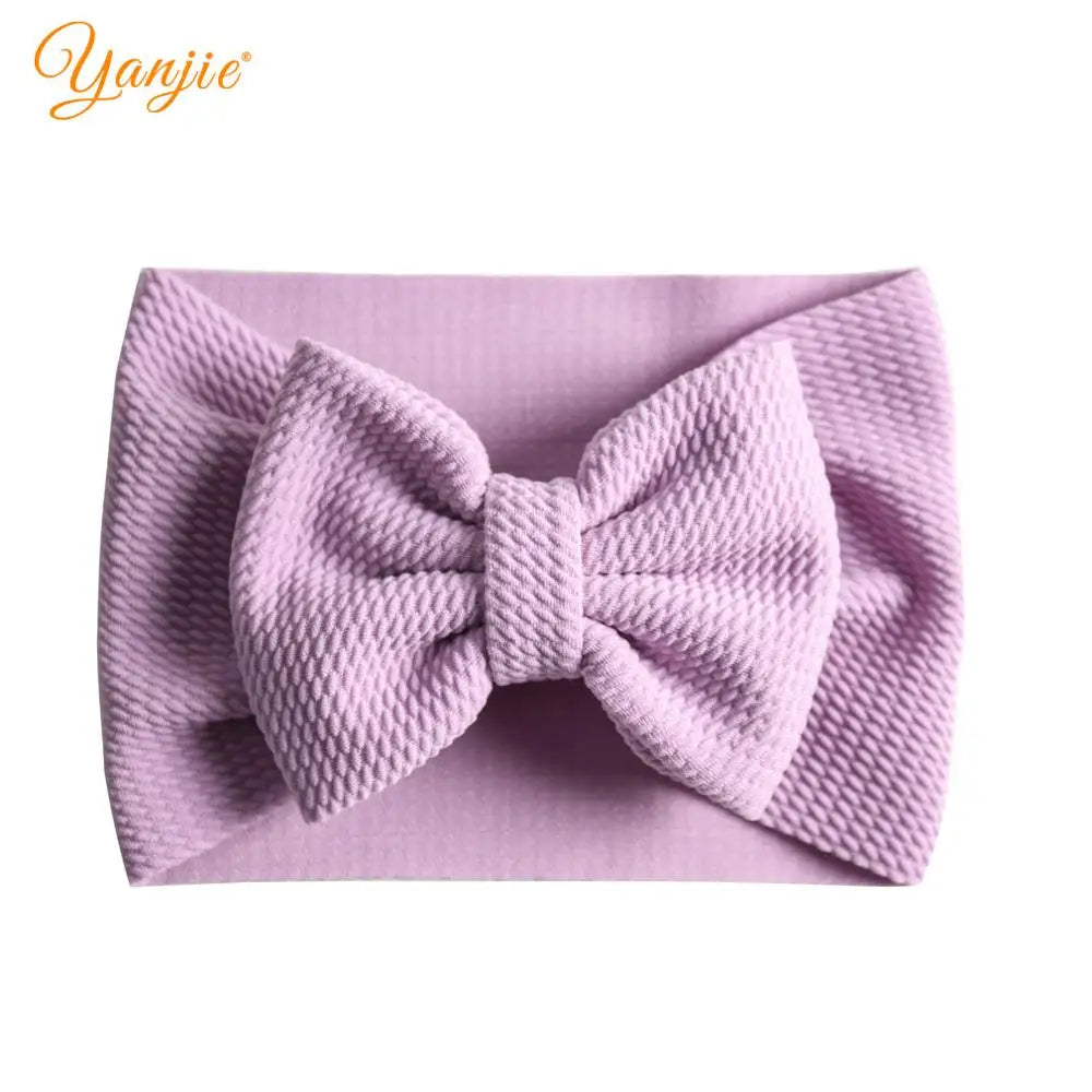 YANJIE 2023 New Turban Fashion 5'' Hair Bows Headband