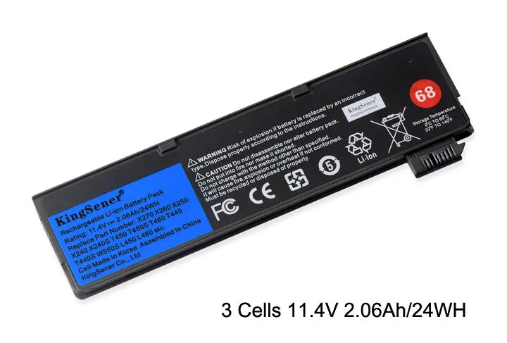 KingSener Laptop Battery for Lenovo ThinkPad X240 T440S T440 X250 X260 X270