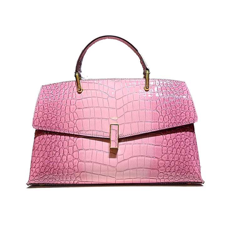 Crocodile Pattern Leather Women's Handbags Luxury Fashion Lady Shell Shoulder