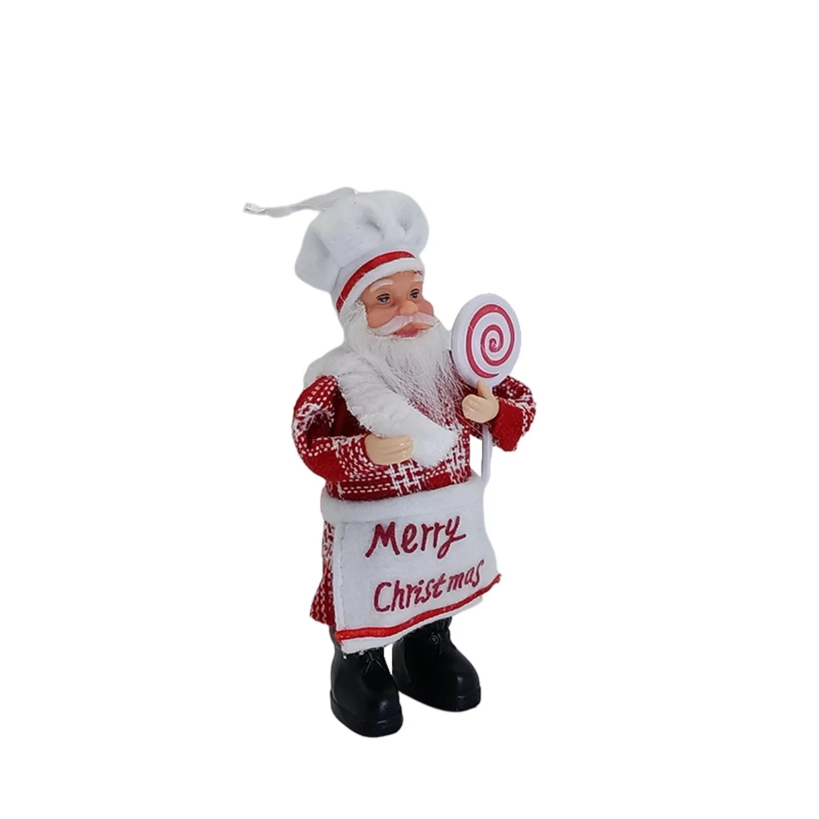 Santa Claus Chef Figurine Doll Christmas Tree Ornament Home Decoration Gifts