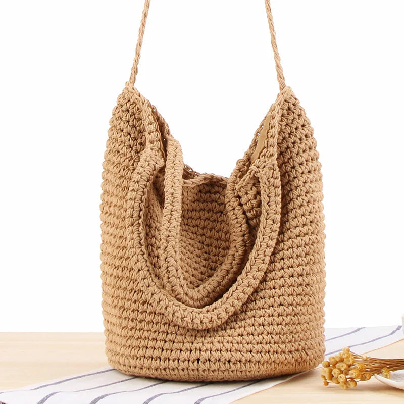 Large Summer Sea Beach Bag Straw Bag Women Straw Hand Bags