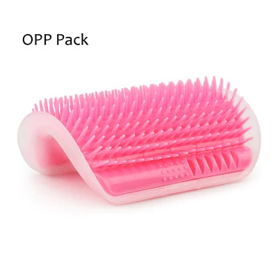 Corner Pet Brush Comb Play Cat Toy Plastic Scratch Bristles Arch Massager