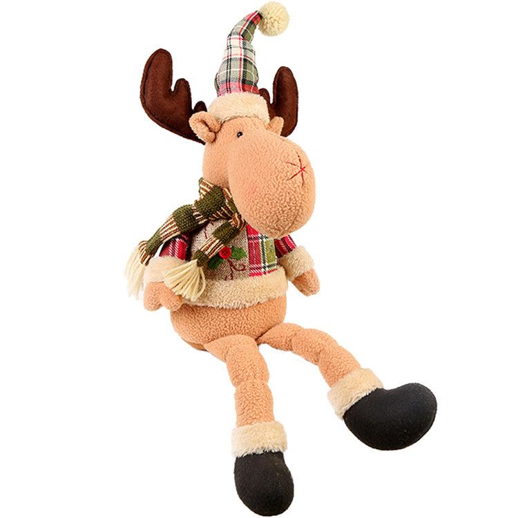 Hot Christmas Decoration Kids Toys Elk Snowman Doll