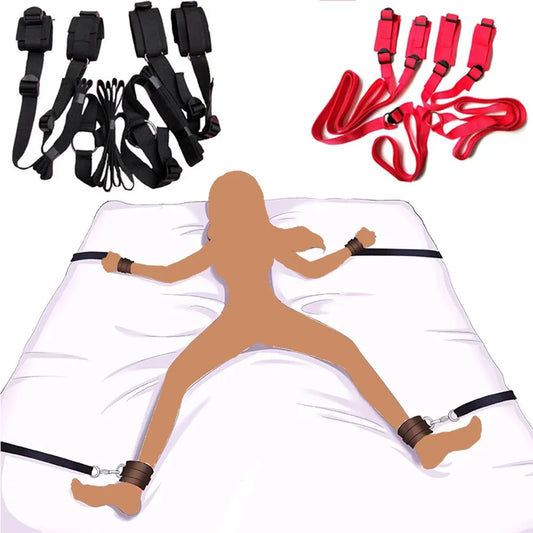 Adult Erotic Bed Games BDSM Bondage Women Handcuffs Ankle Cuff