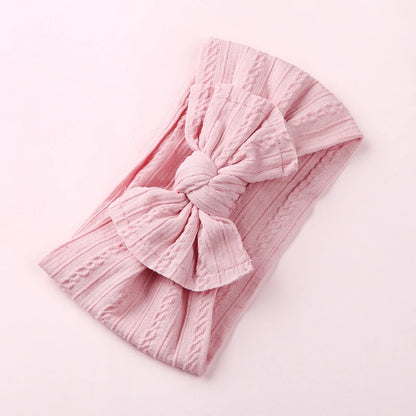 Spring Baby Hat Headband Soft Elastic Cotton Baby Girl Hat Solid Color Kids Cap