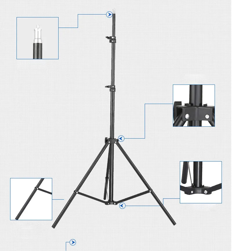 Portable Projector Stand Support Tripod Bracket Speaker Universal 160cm