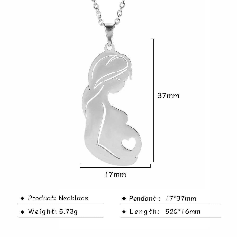 Fishhook Father Necklace Mother Day Baby Child Family Chain Mom Dad Kid Gift