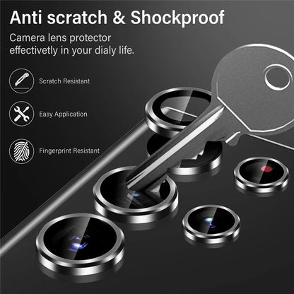 For Samsung S24 S23 Ultra Camera Lens Protector Aluminum Alloy Metal Tempered