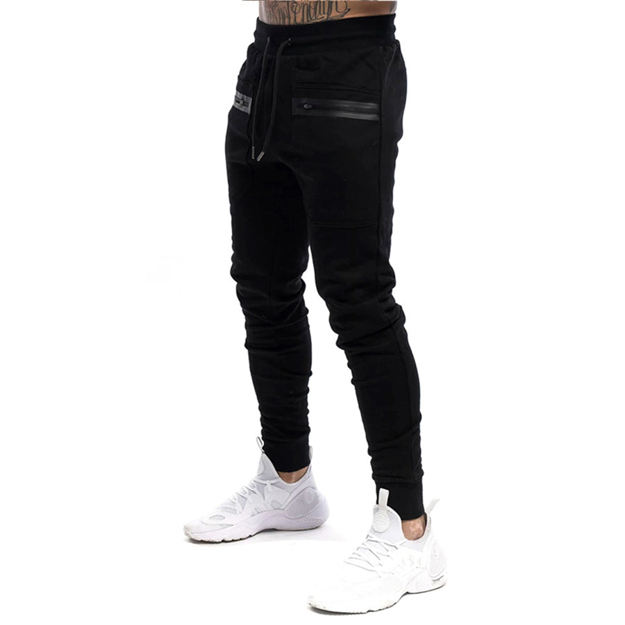 New Design Mens Pants Casual Stock Joggers Pants Knit Fabric Sweatpants High