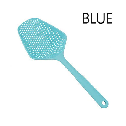 Vegetable Strainer Cooking Shovels Vegetable French Fries Strainer Scoop Nylon