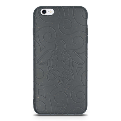 Ocean Turtle -  Biodegradable Phone Case - Ocean Blue and Black