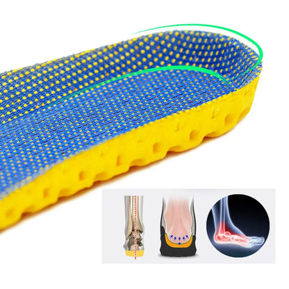 1Pair Thick Shoe Insole Orthotic Insoles with Orthopedic Memory Foam