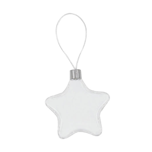 Prosub Christmas Ornaments Sublimation Blanks Christmas Ornament Transparent