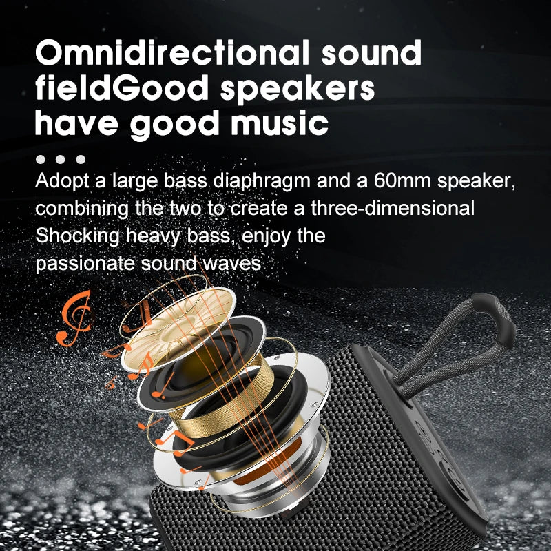 Speakers Deep Bass Sound Box Speaker Original Wireless Waterproof