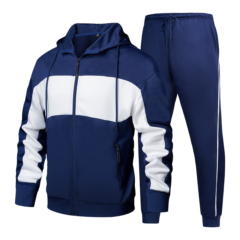 Wholesale Custom Logo Hoodie 2 Pcs Suits Fitness Tracksuit Casual Sportswear