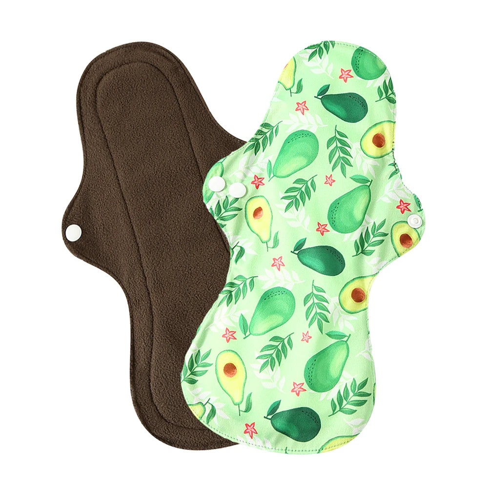 Night Use Washable Flamingo Cloth Menstrual Pad Heavy Flow Sanitary Napkin