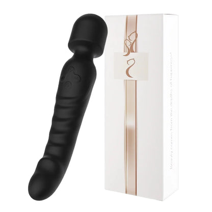 Heating AV Vibrator Magic Wand for Women Clitoris USB Rechargeable Massager