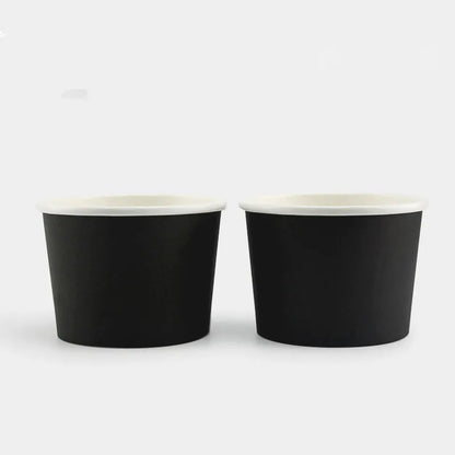 50pcs High Quality Black Thicken Disposable Paper Cups