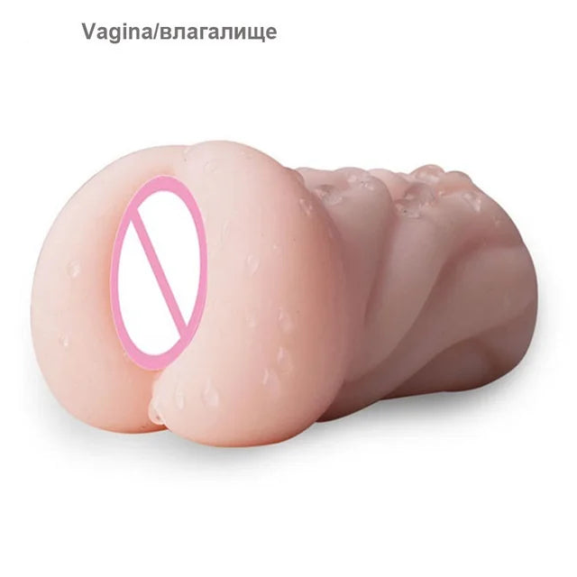 4D Realistic Deep Throat Men Silicone Artificial Vagina Mouth Anal Erotic