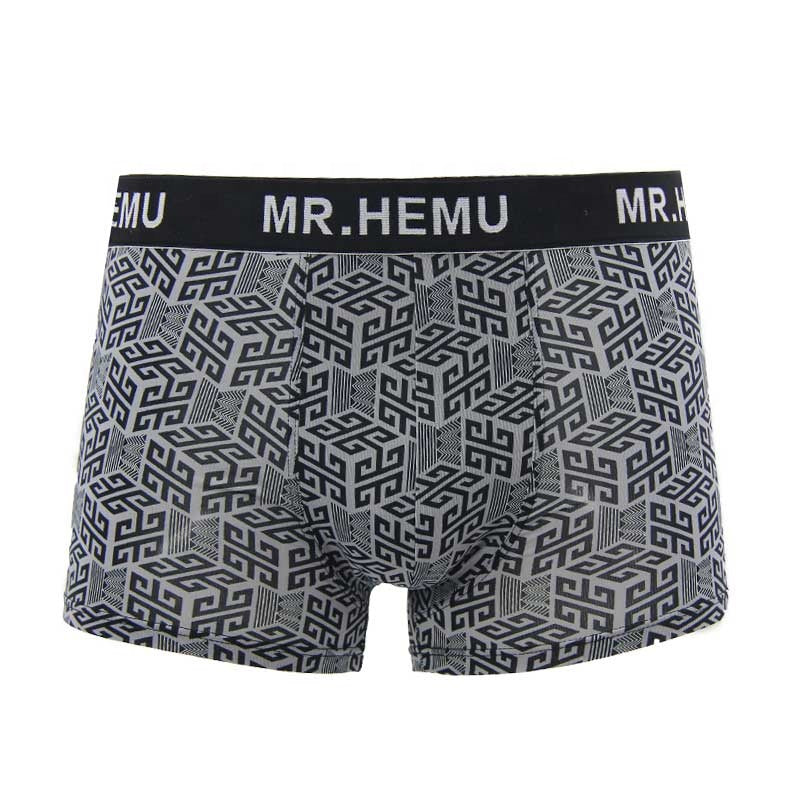 Mens Boxers Briefs All of Print Totem Organic Cotton Underwear Mens