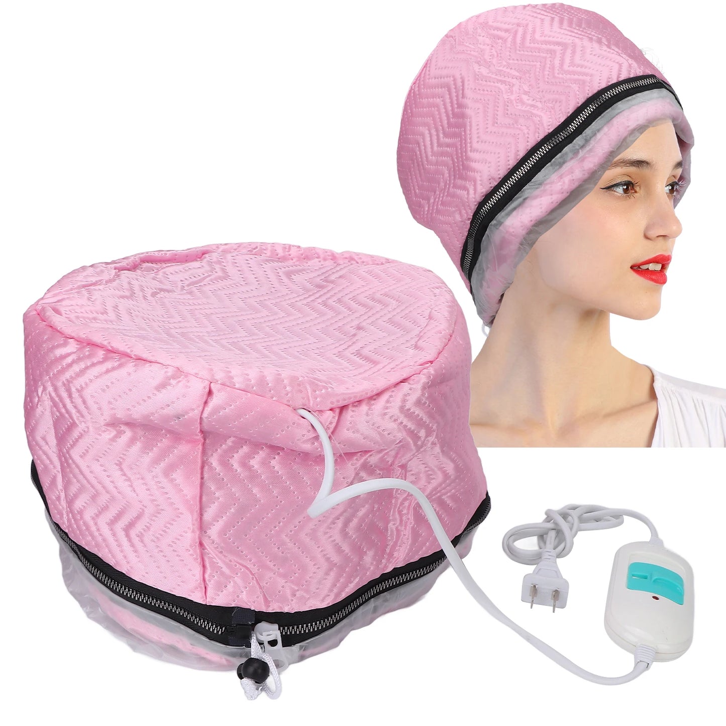 Thermal Treatment Hair Cap Heating Hair Steamer Care Bonnets for Women