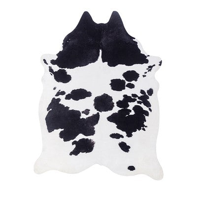 Living Room Faux Fur Animal Skin Rugs Cowhide Rug Cow Hair on Hide Cow Print Rug