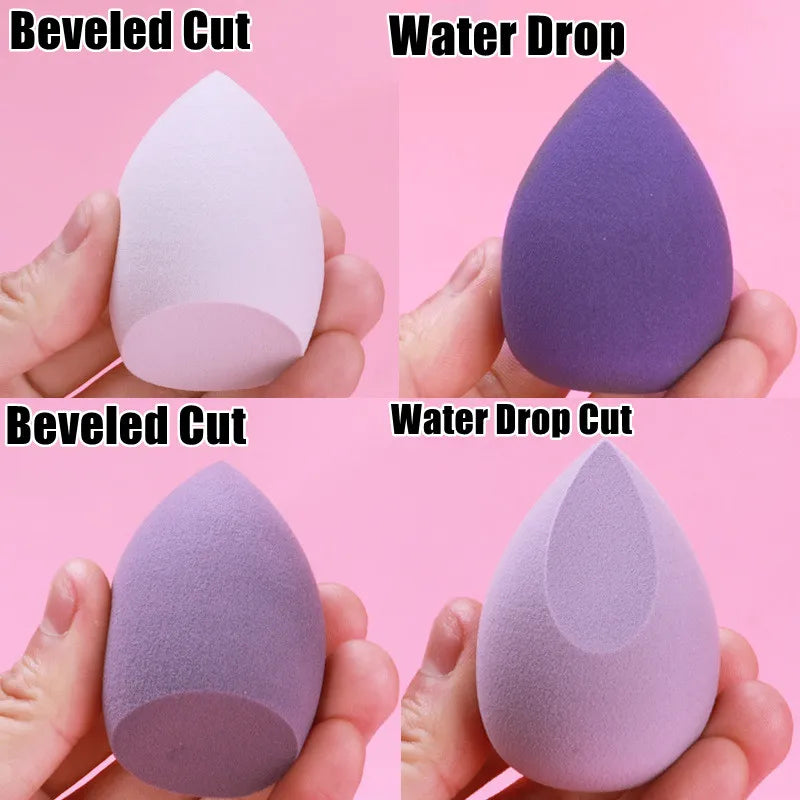 4Pc Beauty Egg Makeup Blender Cosmetic Puff Makeup Sponge Cushion Foundation