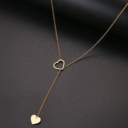 CACANA Long Pendant Heart-Shaped Necklaces Pendants for Women