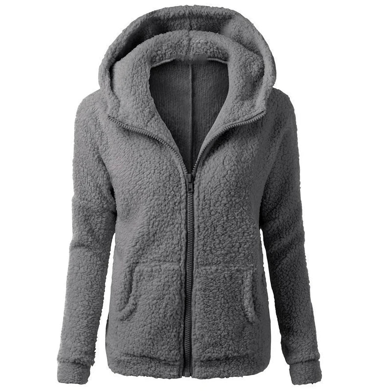 Autumn Winter Warm Jacket Women Hoodie Hooded 2023 Casual Female Hoodies