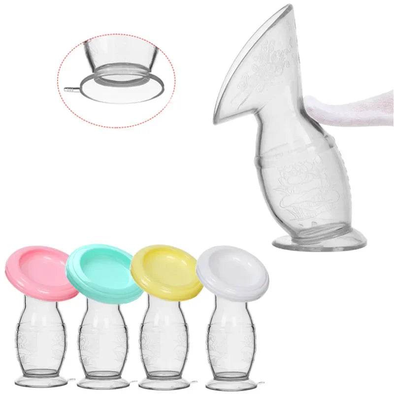 Manual Breast Pump Partner Breast Collector Breast Milk Silicone Pumps BPA Free