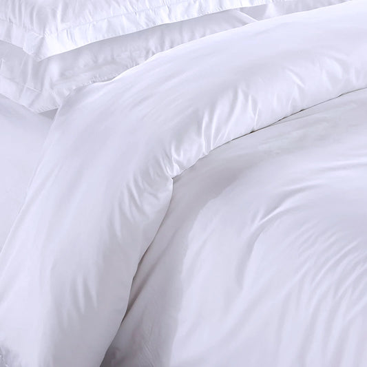 Wholesale Luxury Bedding Set 200TC White Hotel Bed Linen Sets