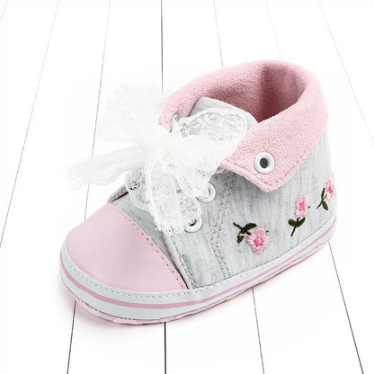 Baby Girls Princess Shoes Spring Autumn Cute Butterfly Crown