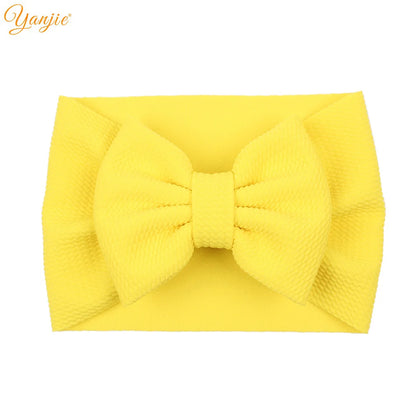 YANJIE 2023 New Turban Fashion 5'' Hair Bows Headband