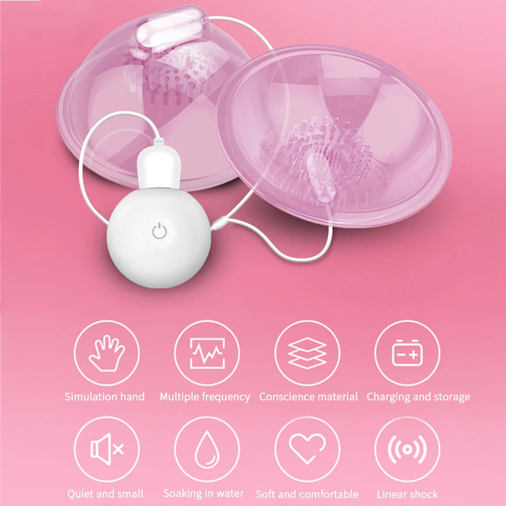 Nipple Sucker Breast-Fed Sex Toy for Women Nipple Pump Breast Stimulator