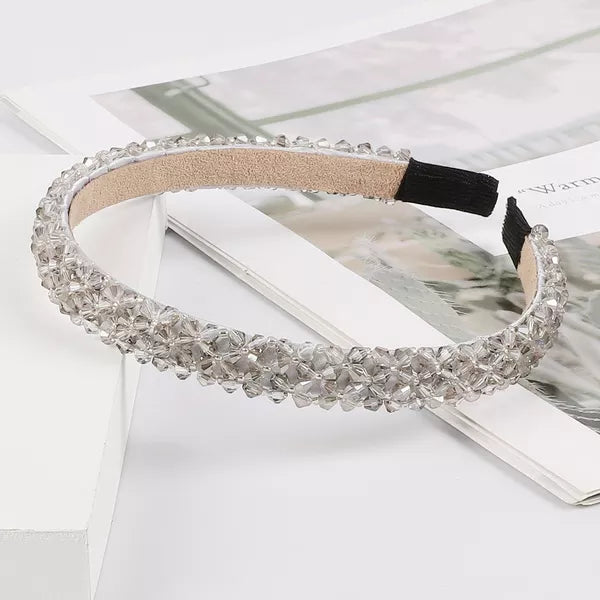 Girls Shiny Luxury Rhinestone Hair Band Diamond Hair Hoop Hair Accessories