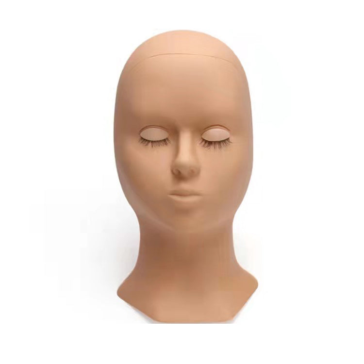 Perfect Practice Makeup Mannequin Face,Silicone Bionic Skin Makeup