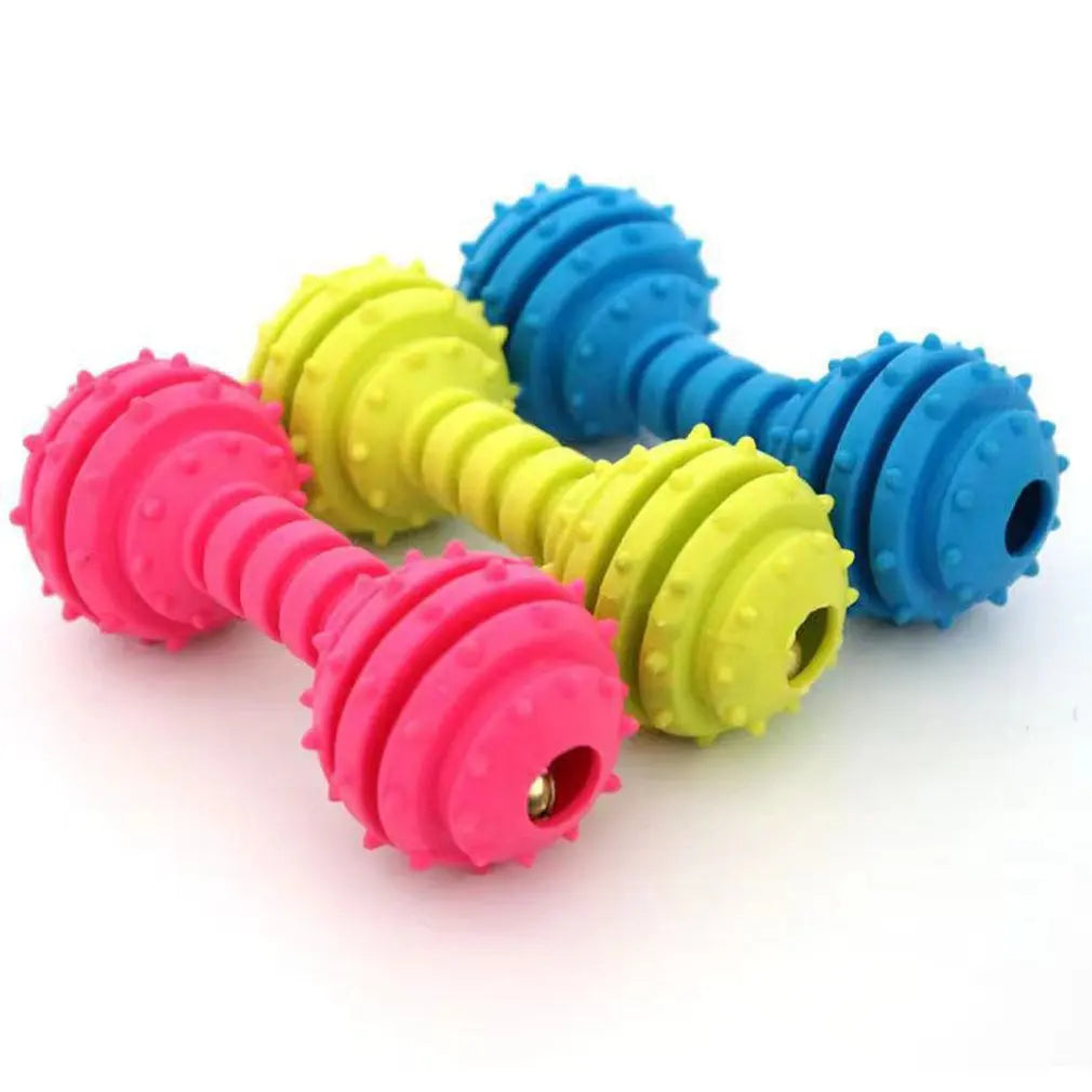 Rubber Dog Chew Toys Sturdy Pet Toy Heavyweight Durable Molar Teeth Sounding