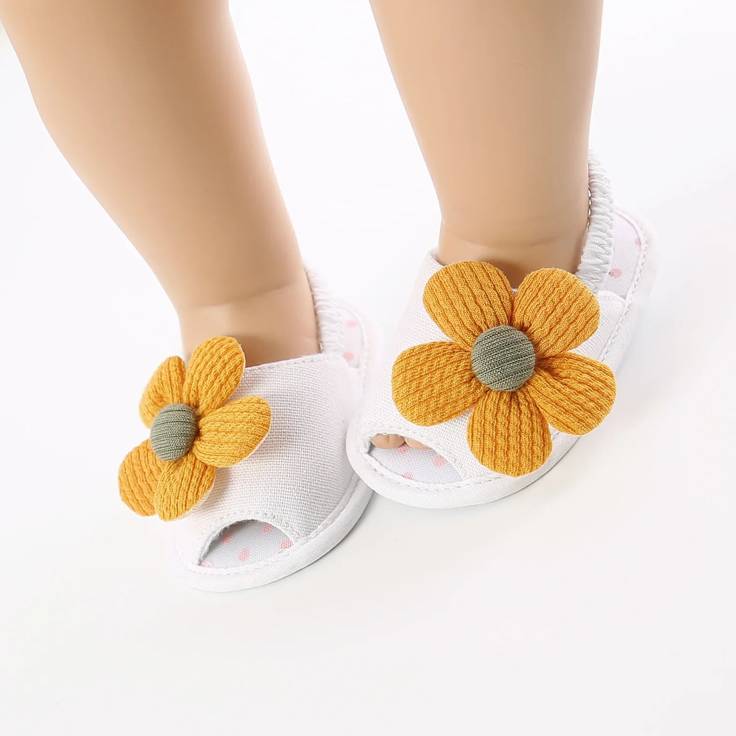 2023 Toddler Newborn Baby Big Flower Girl Sandals for Newborn Girl Slippers