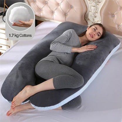 U Shape Pillow for Pregnant Women Cotton Pregnant Pillow